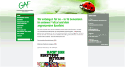 Desktop Screenshot of abfall-gaf.ch